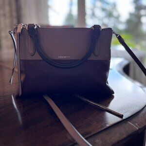 Authentic Coach New York Two Tone Crossbody